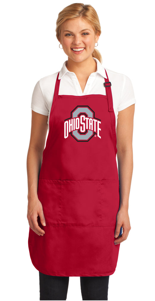 Ohio State Apron OSU Apron - Stain Resistant Fabric