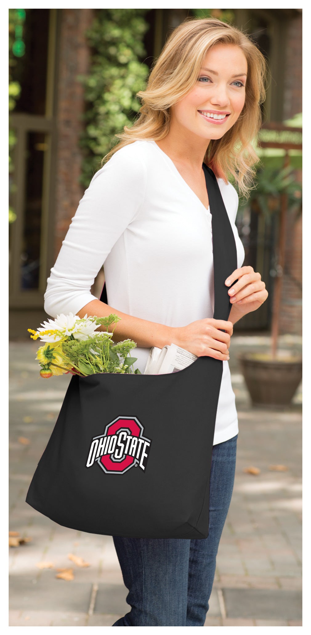 Ohio State Crossbody Tote