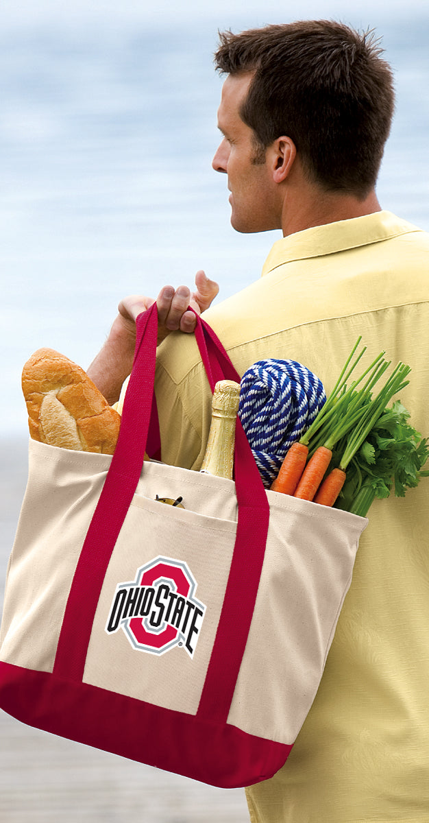 Ohio State Canvas Tote Bag OSU Classic Tote