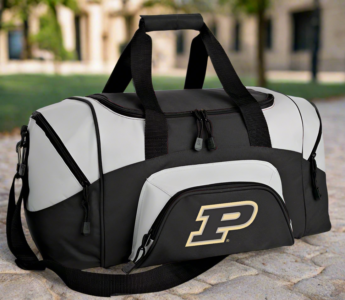 Purdue University Small Duffel Bag Purdue Carryon Suitcase or Gym Bag