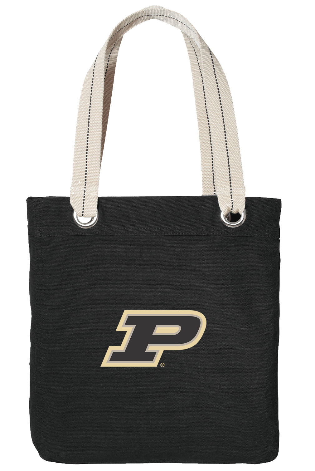 Purdue University Tote Bag Purdue Deluxe Canvas Shoulder Bag