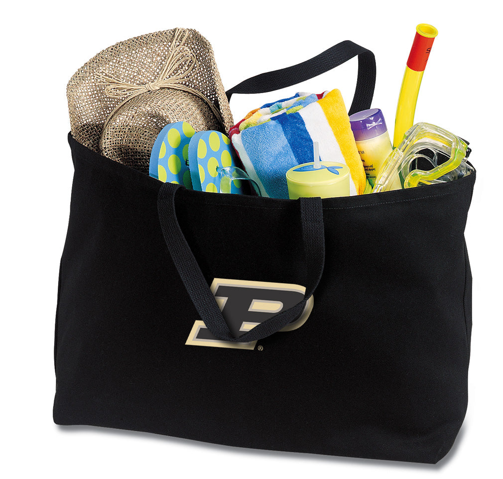 Purdue University Large Tote Bag Purdue Jumbo Tote for Beach Pool or Travel