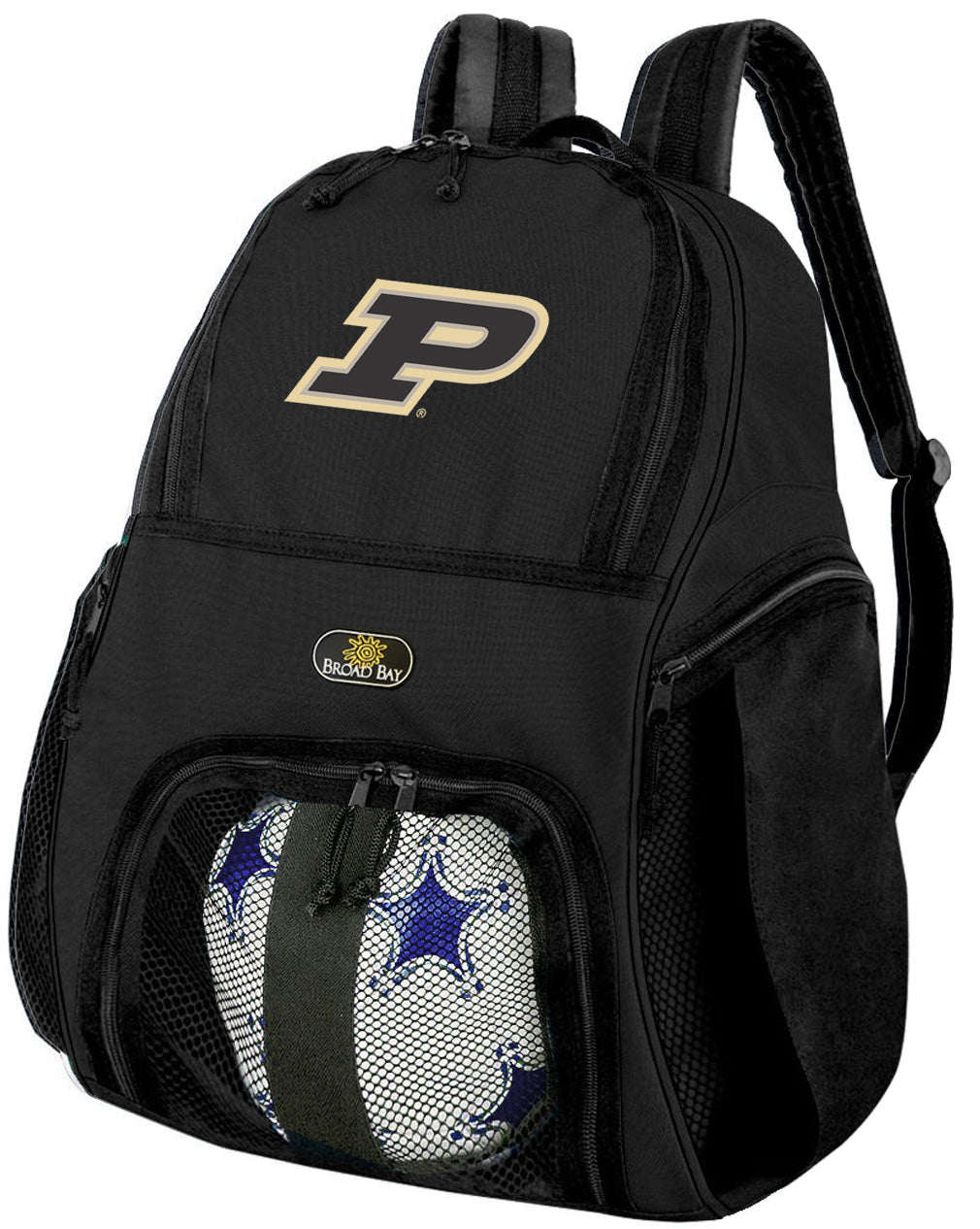 Purdue University Soccer Ball Backpack or Purdue Volleyball Sports Gear Bag