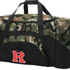 Rutgers Large Camo Duffel Bag RU Suitcase or Sports Gear Bag