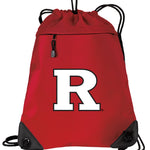 Rutgers Drawstring Backpack RU Cinch Pack - Mesh & Microfiber