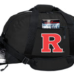 Rutgers Duffel Bag RU Gym or Sports Bag with Shoe Pocket