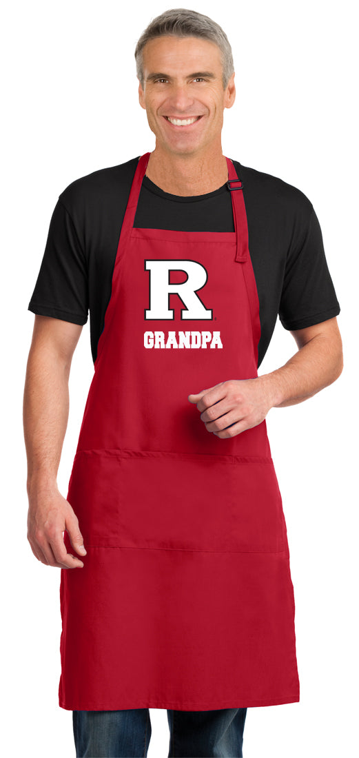 Rutgers Large Apron RU Apron - Adjustable with Pockets