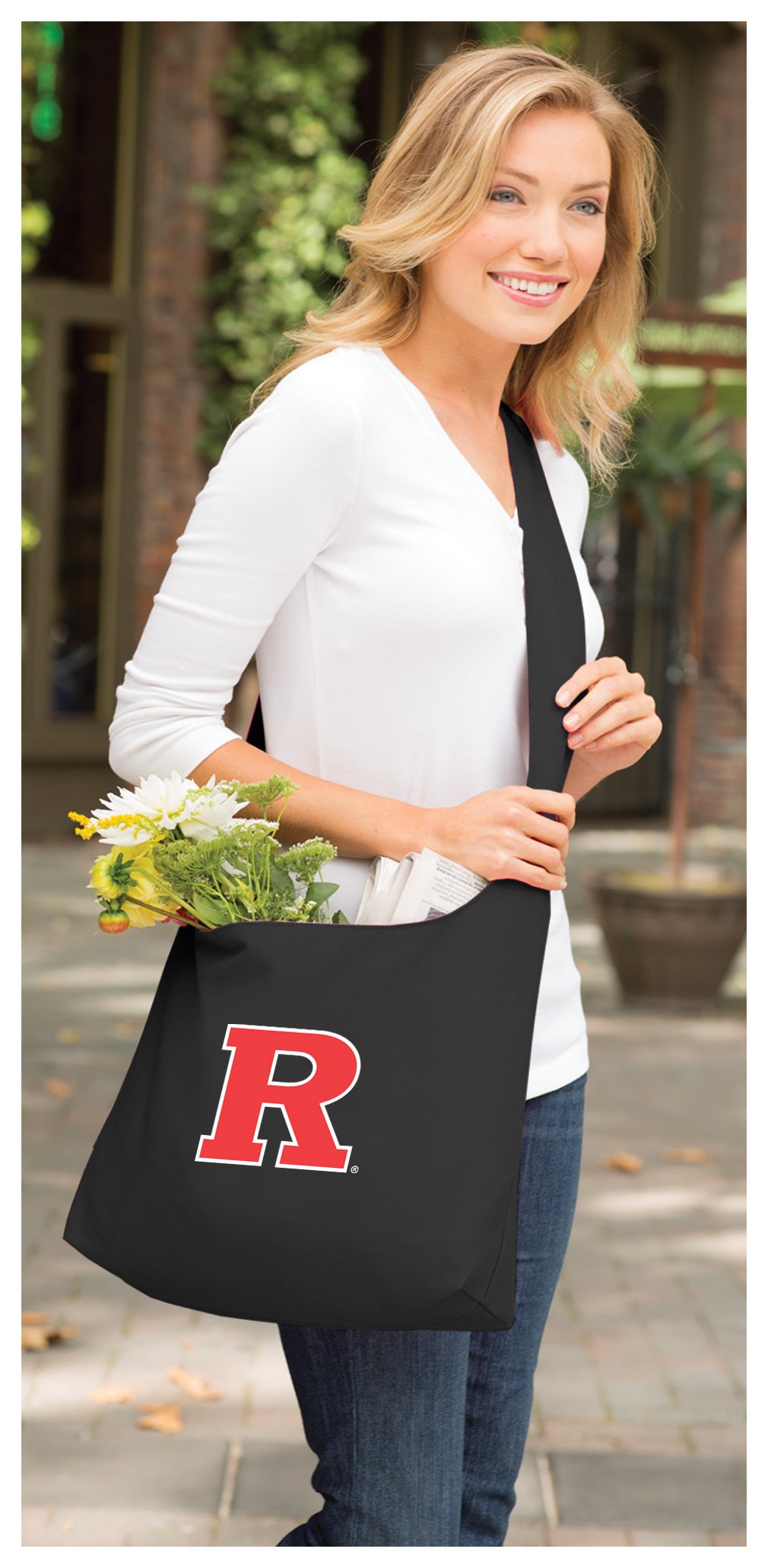 Rutgers Cross Body Bag RU Shoulder Tote Bag - Sling Style