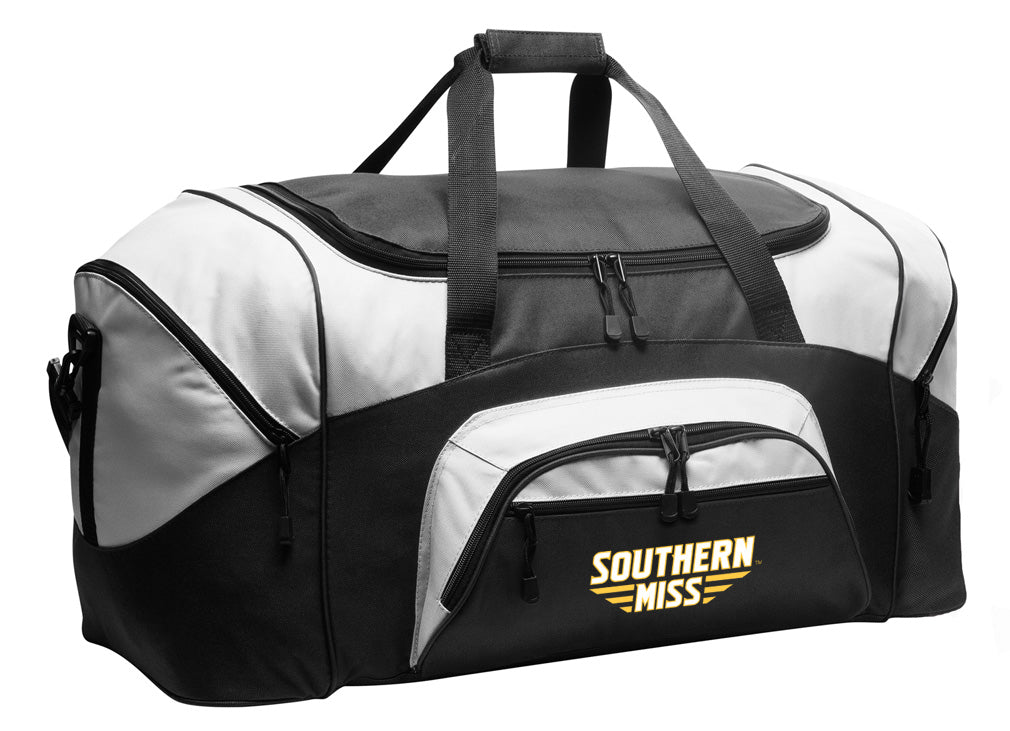 Southern Miss Large Duffel Bag USM Golden Eagles Suitcase Luggage Bag