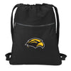 Southern Miss Canvas Drawstring Backpack USM Cotton Cinch Pack Bag