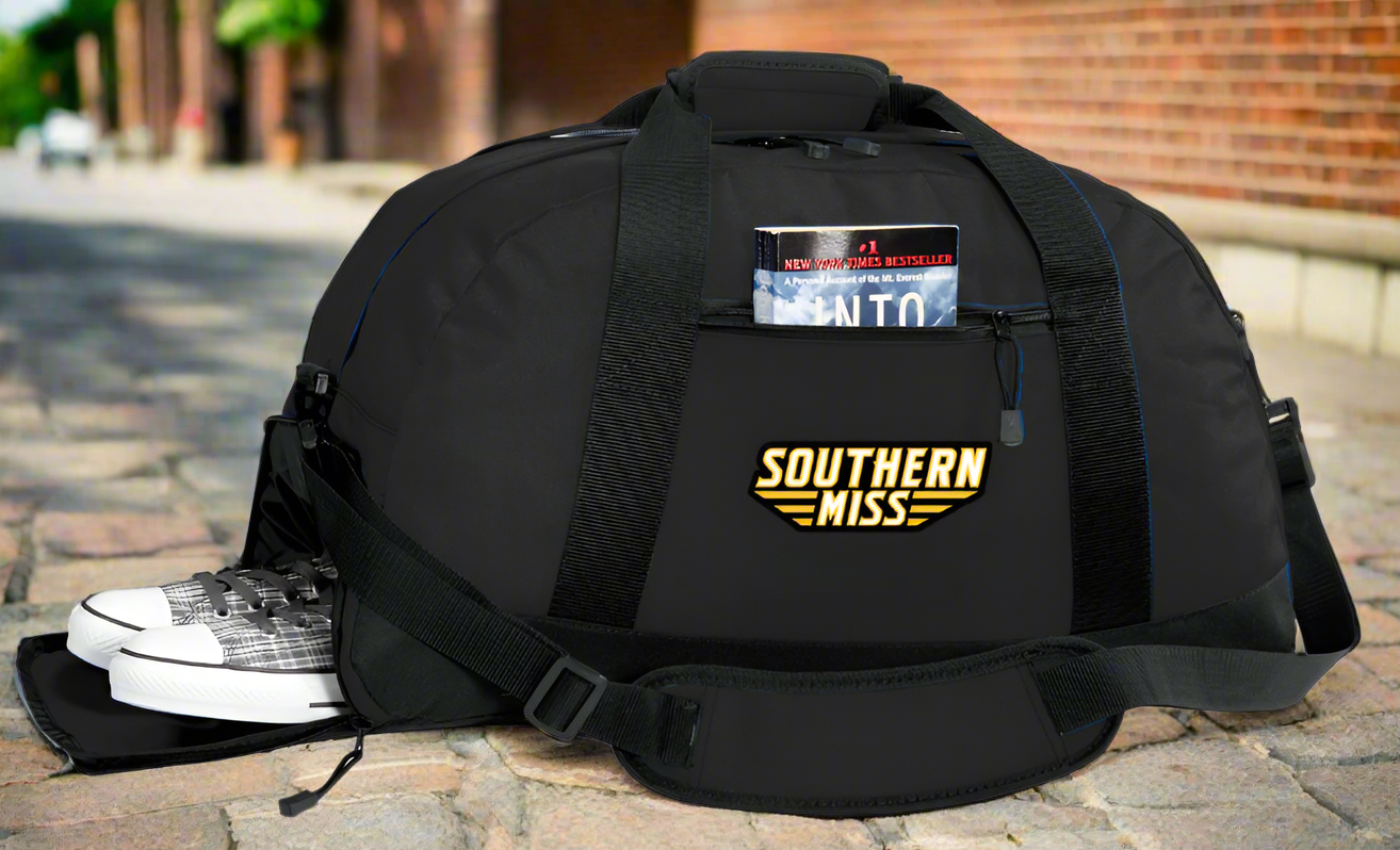 Southern Miss Duffel Bag Gym or Sports Bag with Shoe Pocket