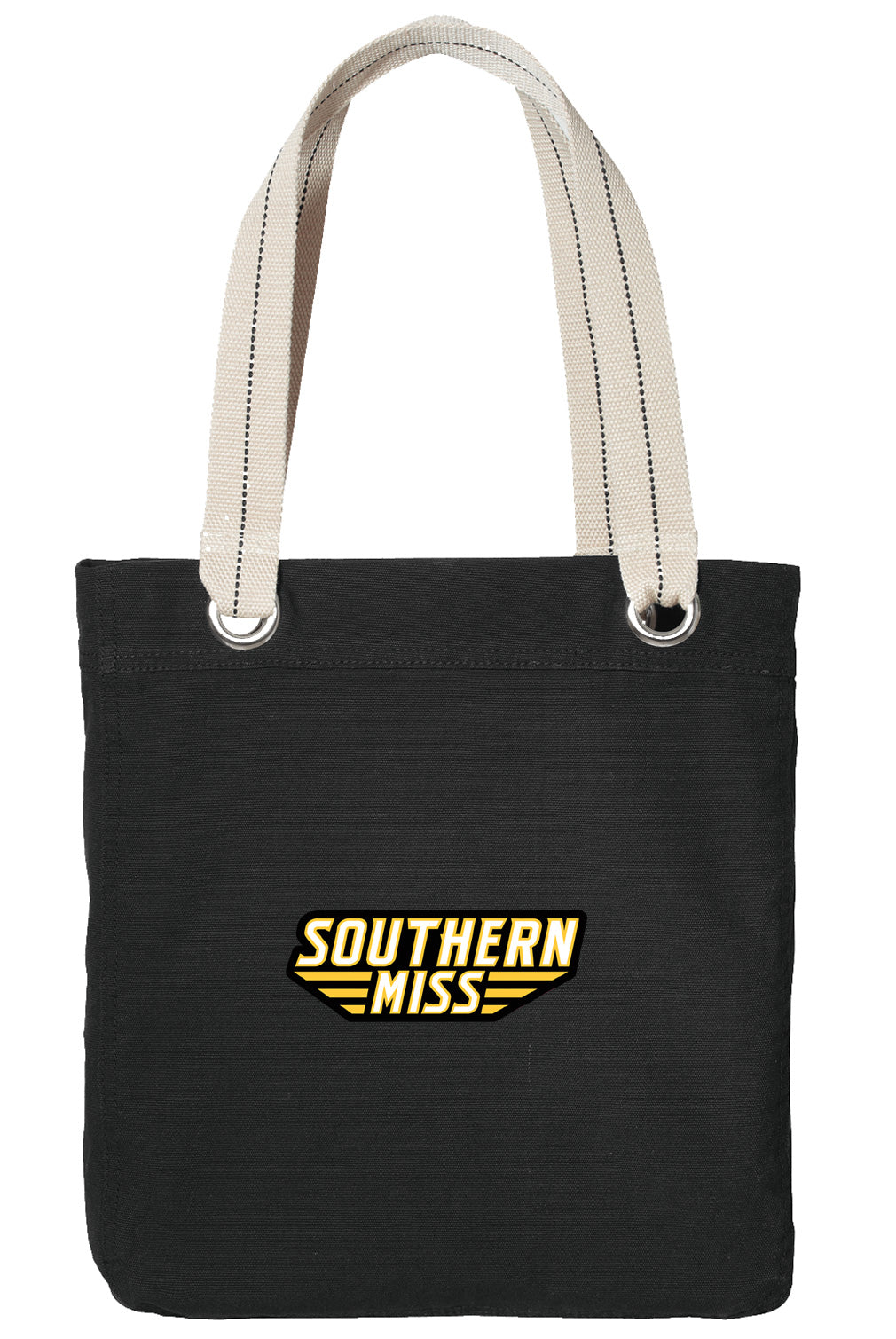 Southern Miss Tote Bag USM Golden Eagles Deluxe Canvas Shoulder Bag