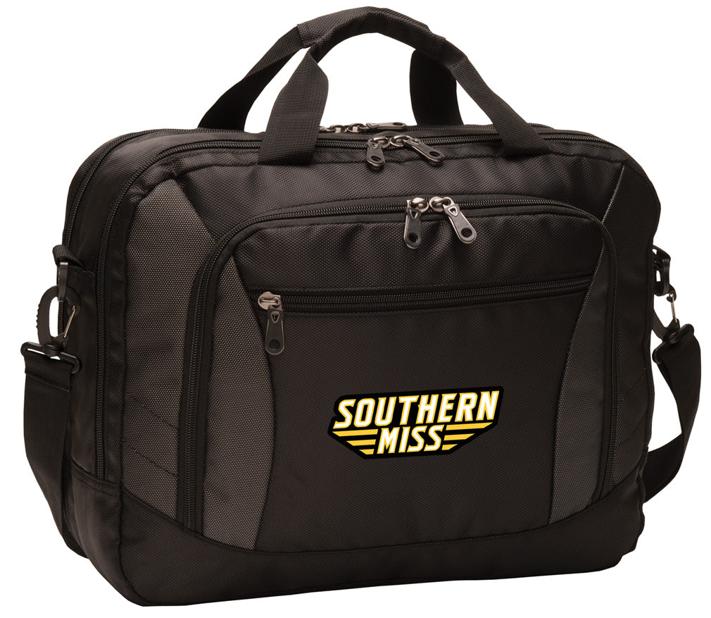 Southern Miss Laptop Messenger Bag USM Golden Eagles Computer Bag