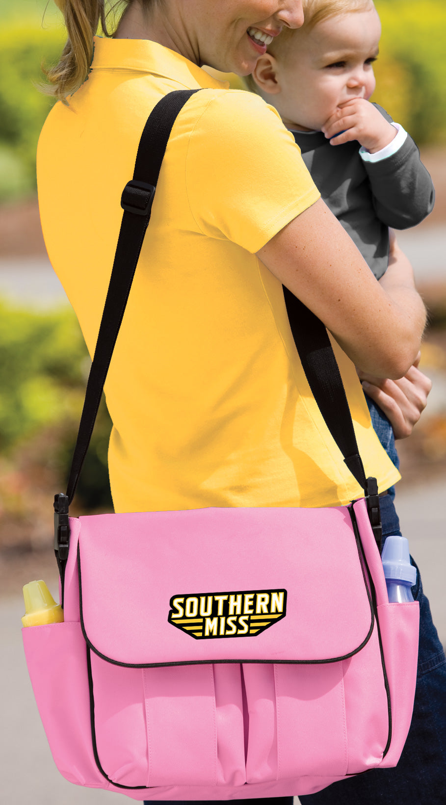 Southern Miss Diaper Bag USM Golden Eagles Baby Bag