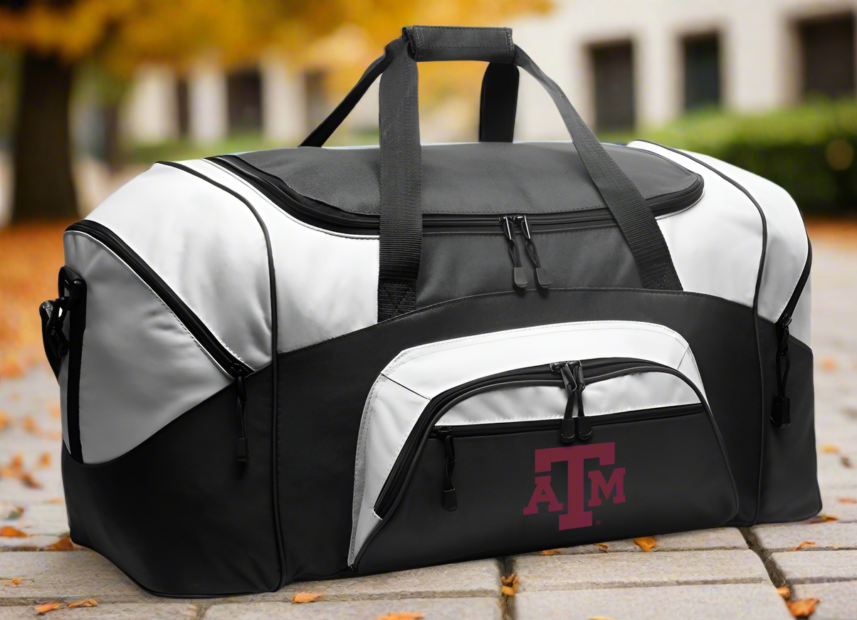 Texas A&M Large Duffel Bag Aggies Suitcase Luggage Bag