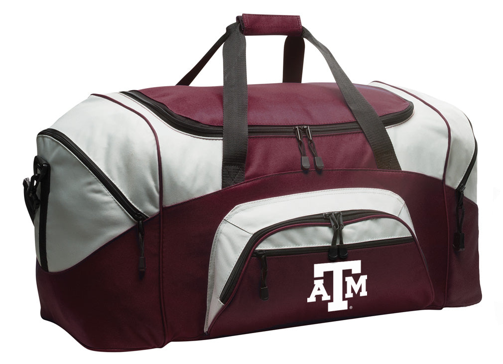 Texas A&M Large Duffel Bag Aggies Suitcase Luggage Bag