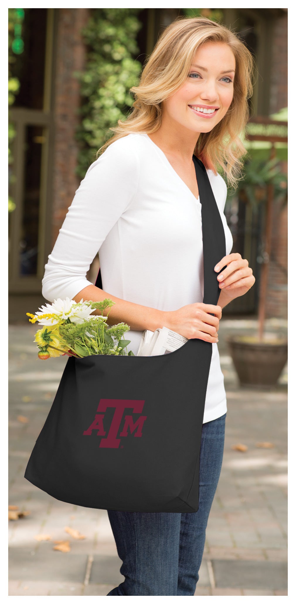 Texas A&M Cross Body Bag Aggies Shoulder Tote Bag - Sling Style