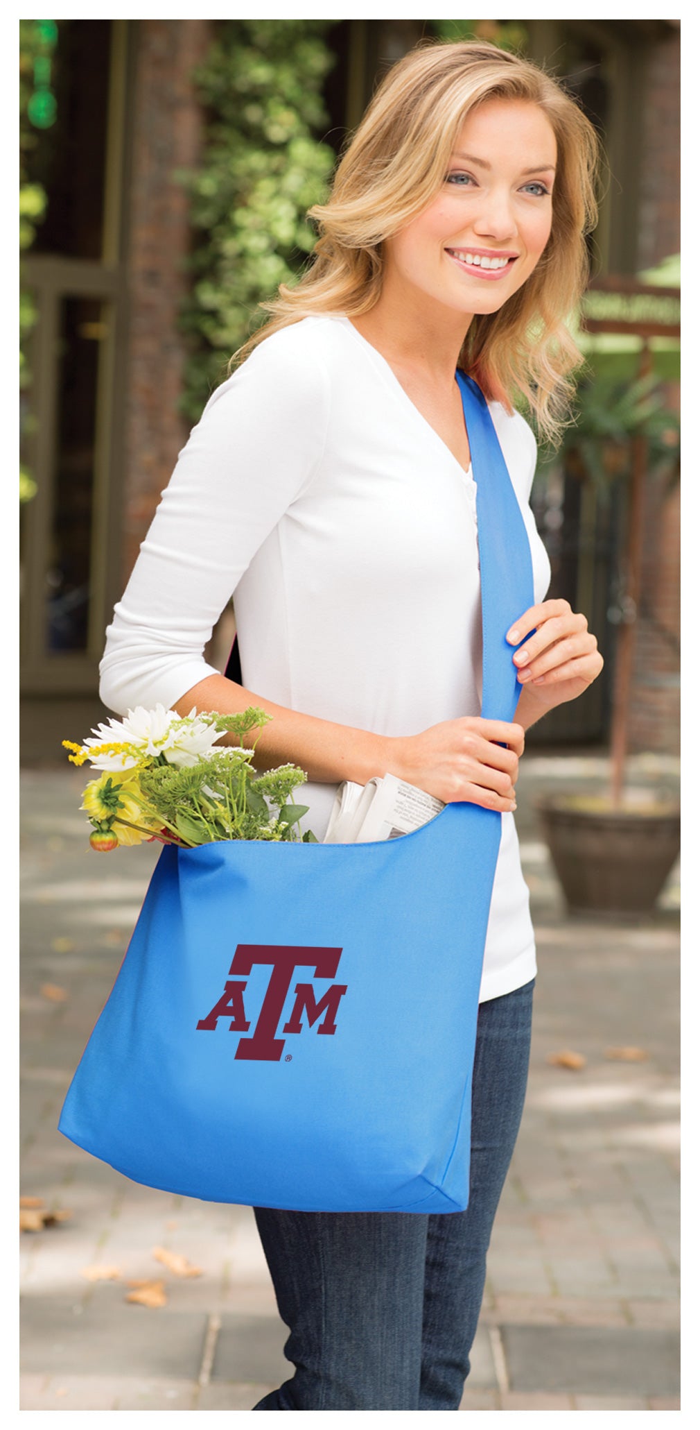 Texas A&M Cross Body Bag Aggies Shoulder Tote Bag - Sling Style