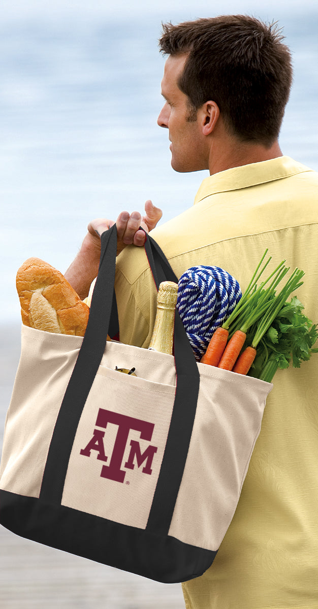 Texas A&M Canvas Tote Bag Aggies Classic Tote