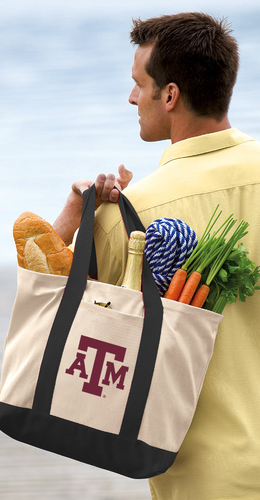 Texas A&M Canvas Tote Bag Aggies Classic Tote