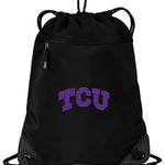 TCU Drawstring Backpack Texas Christian Cinch Pack - Mesh & Microfiber