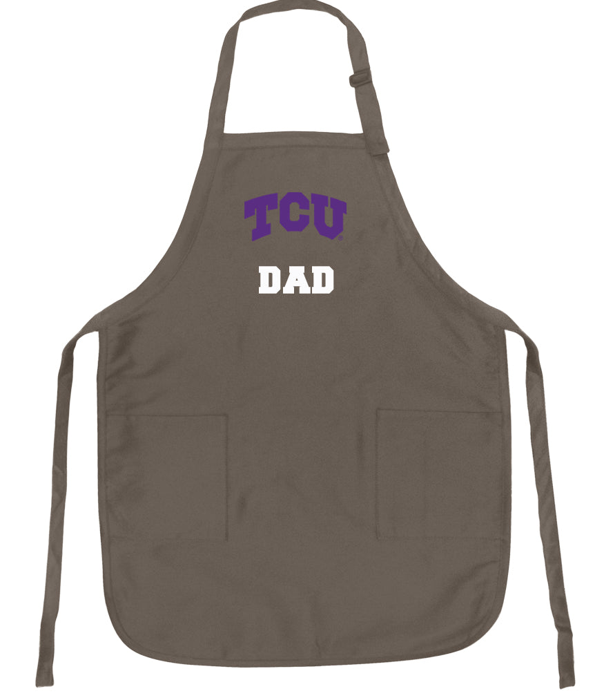 TCU Apron Texas Christian Apron - Stain Resistant Fabric