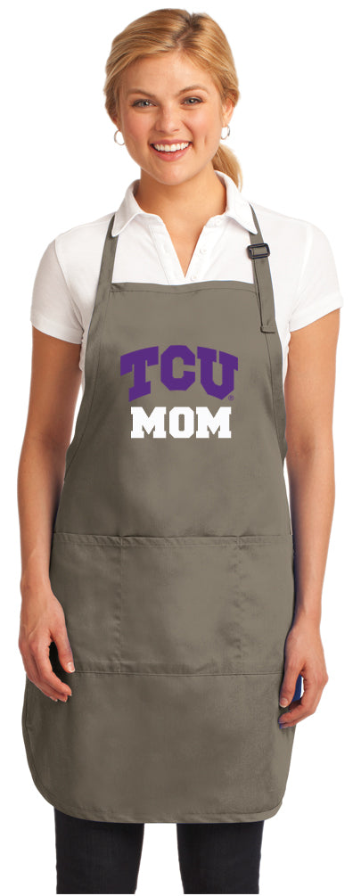 TCU Apron Texas Christian Apron - Stain Resistant Fabric