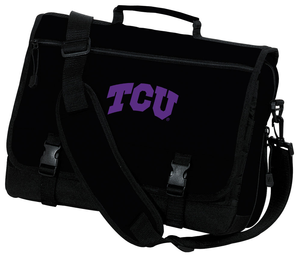 TCU Messenger Bag Texas Christian Classic Laptop Bag