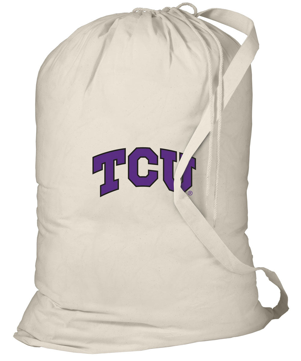 TCU Laundry Bag Texas Christian Clothes Bag