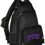 TCU Sling Backpack Texas Christian Crossbody Bag