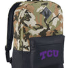 TCU Camo Backpack Texas Christian Medium Classic Style Backpack