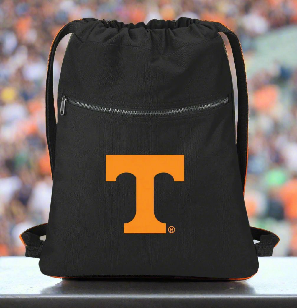 Tennessee Cotton Drawstring Backpack UT Vols Cotton Cinch Pack Bag