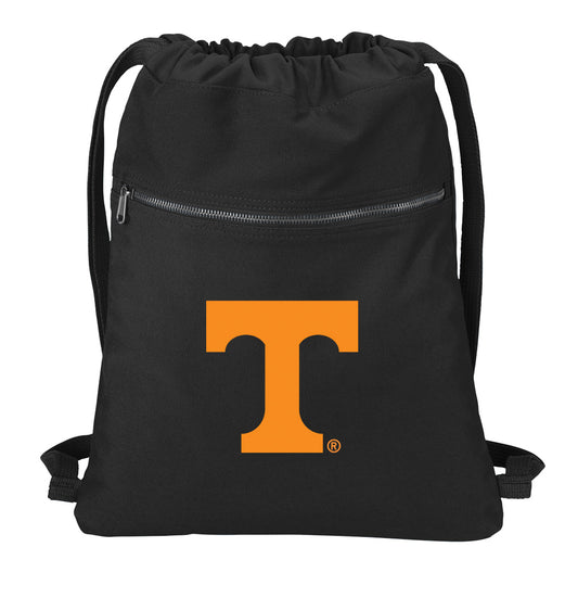 Tennessee Canvas Drawstring Backpack UT Vols Cotton Cinch Pack Bag