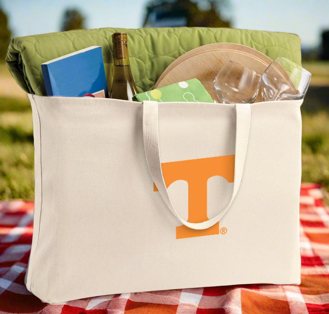 Tennessee Large Tote Bag UT Vols Jumbo Tote for Beach Pool or Travel