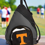 Tennessee Sling Backpack UT Vols Bag with Soccer Ball or Volleyball Bag Sports Gear Compartment Practice Bag