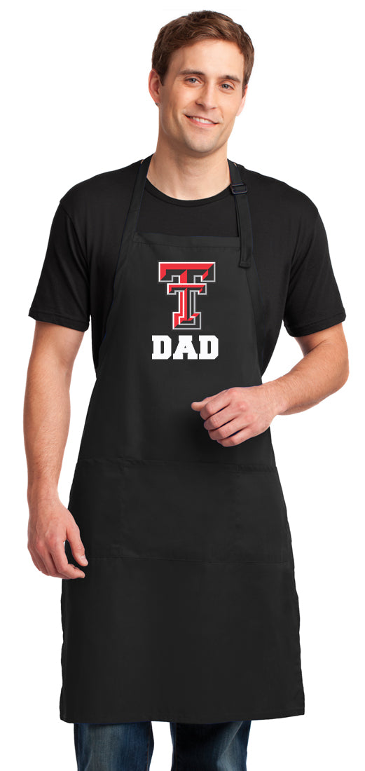 Texas Tech Large Apron TTU Apron - Adjustable with Pockets