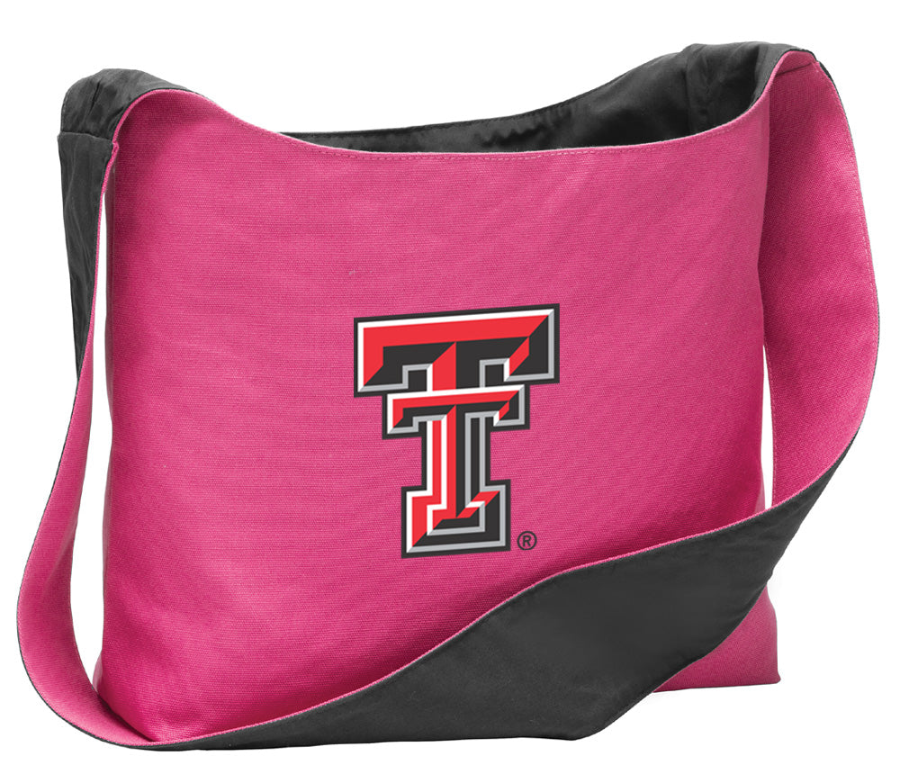 Texas Tech Cross Body Bag TTU Shoulder Tote Bag - Sling Style