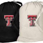 Texas Tech Laundry Bags 2 PC Set TTU Clothes Bags