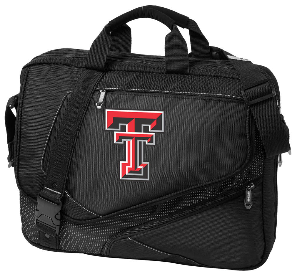 Texas Tech Laptop Bag TTU Messenger Travel Bag