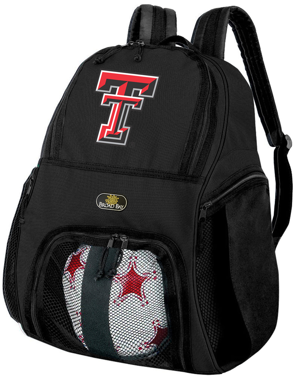 Texas Tech Soccer Ball Backpack or TTU Volleyball Sports Gear Bag