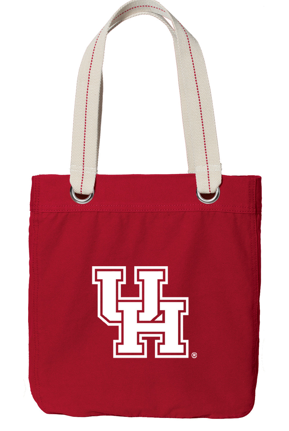 UH Tote Bag University of Houston Deluxe Canvas Shoulder Bag