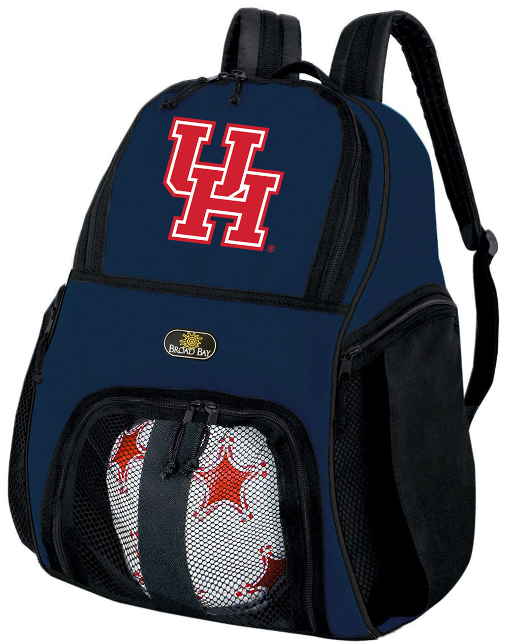 UH Soccer Ball Backpack or University of Houston Volleyball Sports Gear Bag