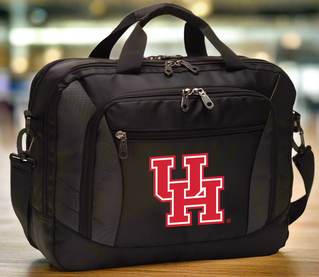 University of Houston Laptop Computer Bag UH Cougars Messenger Briefcase Bag