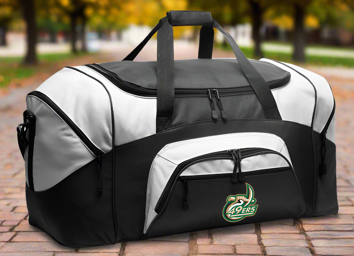 UNC Charlotte Large Duffel Bag Charlotte 49ers Suitcase Luggage Bag