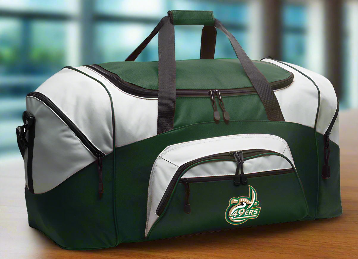 UNC Charlotte Large Duffel Bag Charlotte 49ers Suitcase Luggage Bag