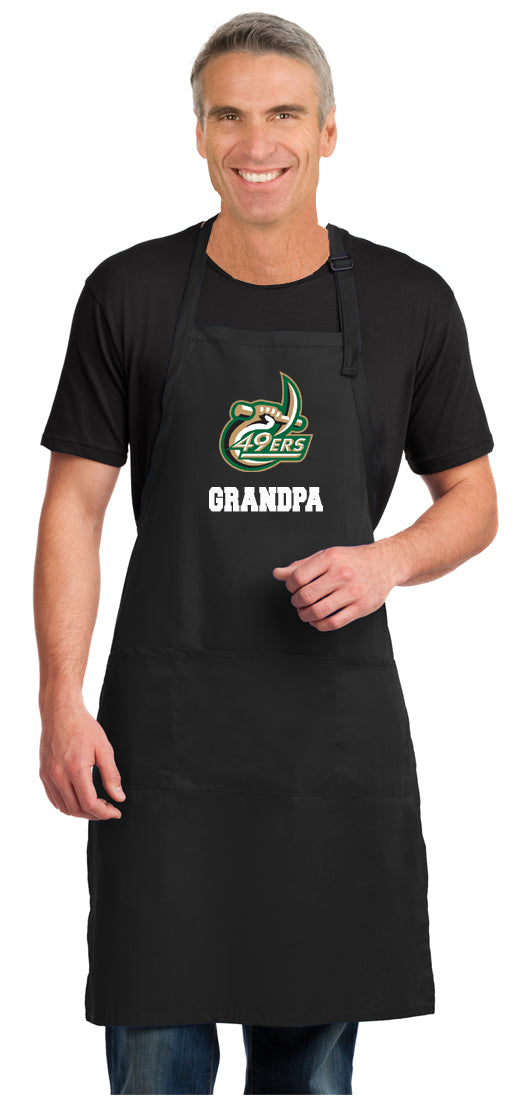 UNC Charlotte Large Apron Charlotte 49ers Apron - Adjustable with Pockets