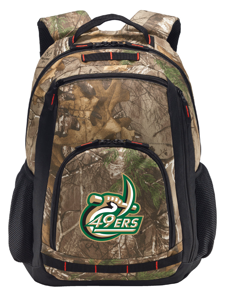 UNC Charlotte Camo Backpack Charlotte 49ers Laptop Computer Backpack