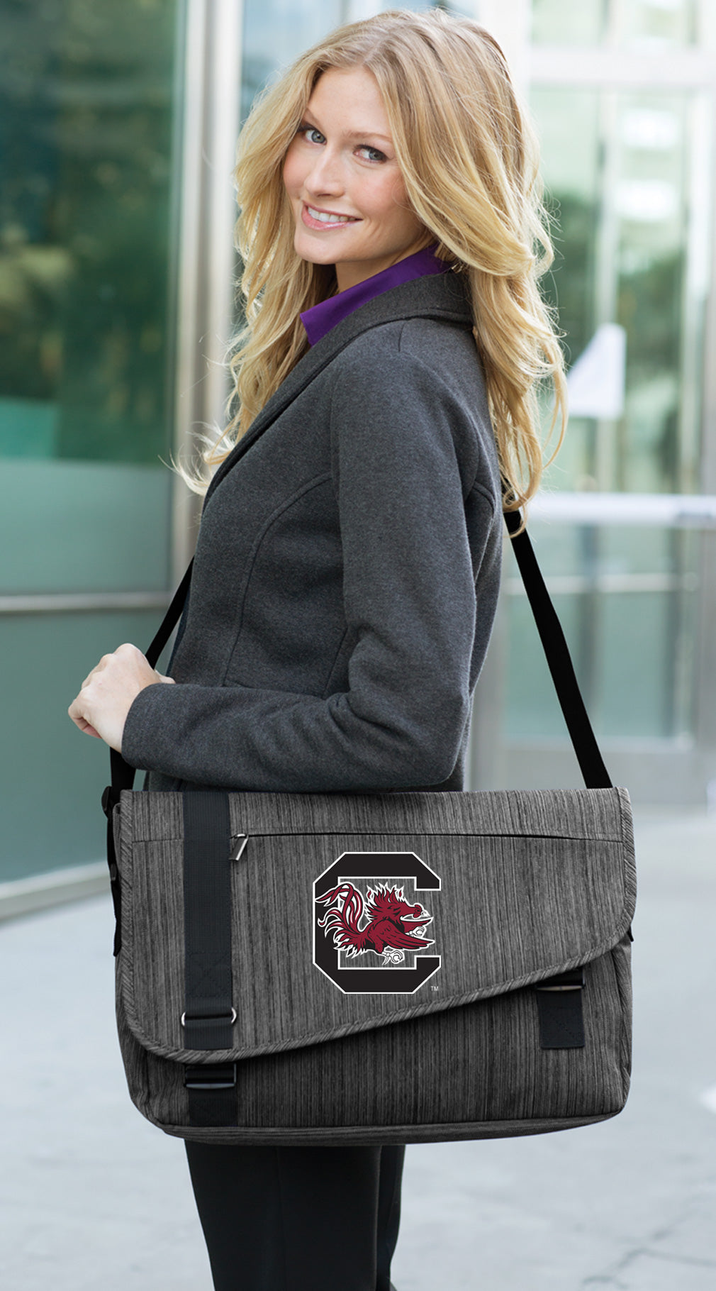 University of South Carolina Laptop Bag USC Gamecocks Briefcase Messenger Bag