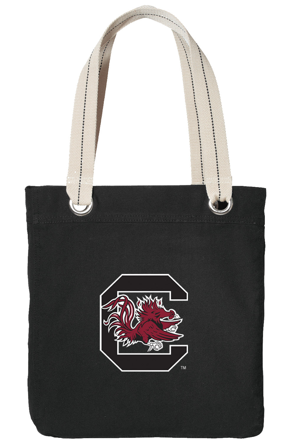 University of South Carolina Tote Bag USC Gamecocks Deluxe Canvas Shoulder Bag