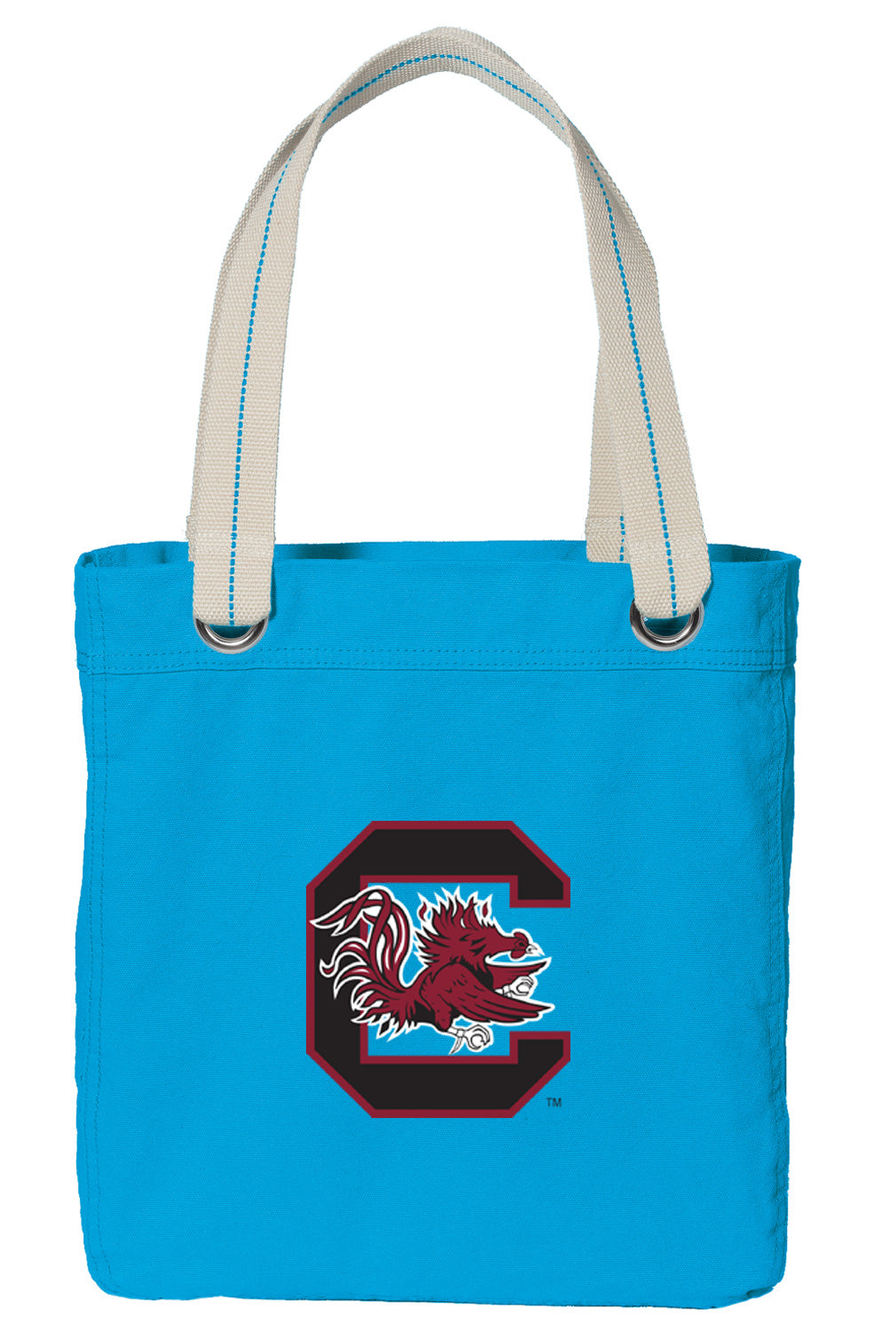 University of South Carolina Tote Bag USC Gamecocks Deluxe Canvas Shoulder Bag